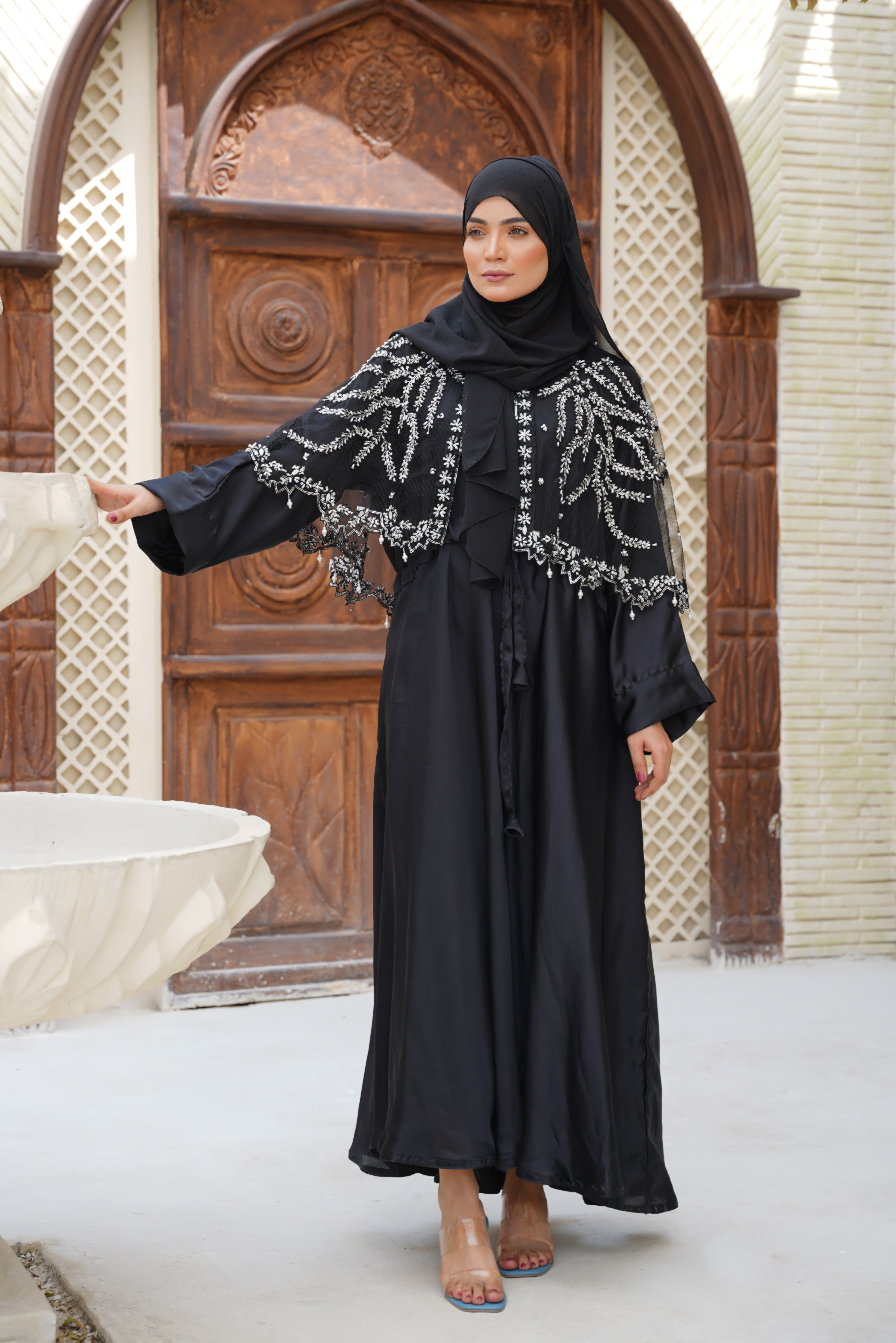 Moon’s Shadow Abaya & Cape Set