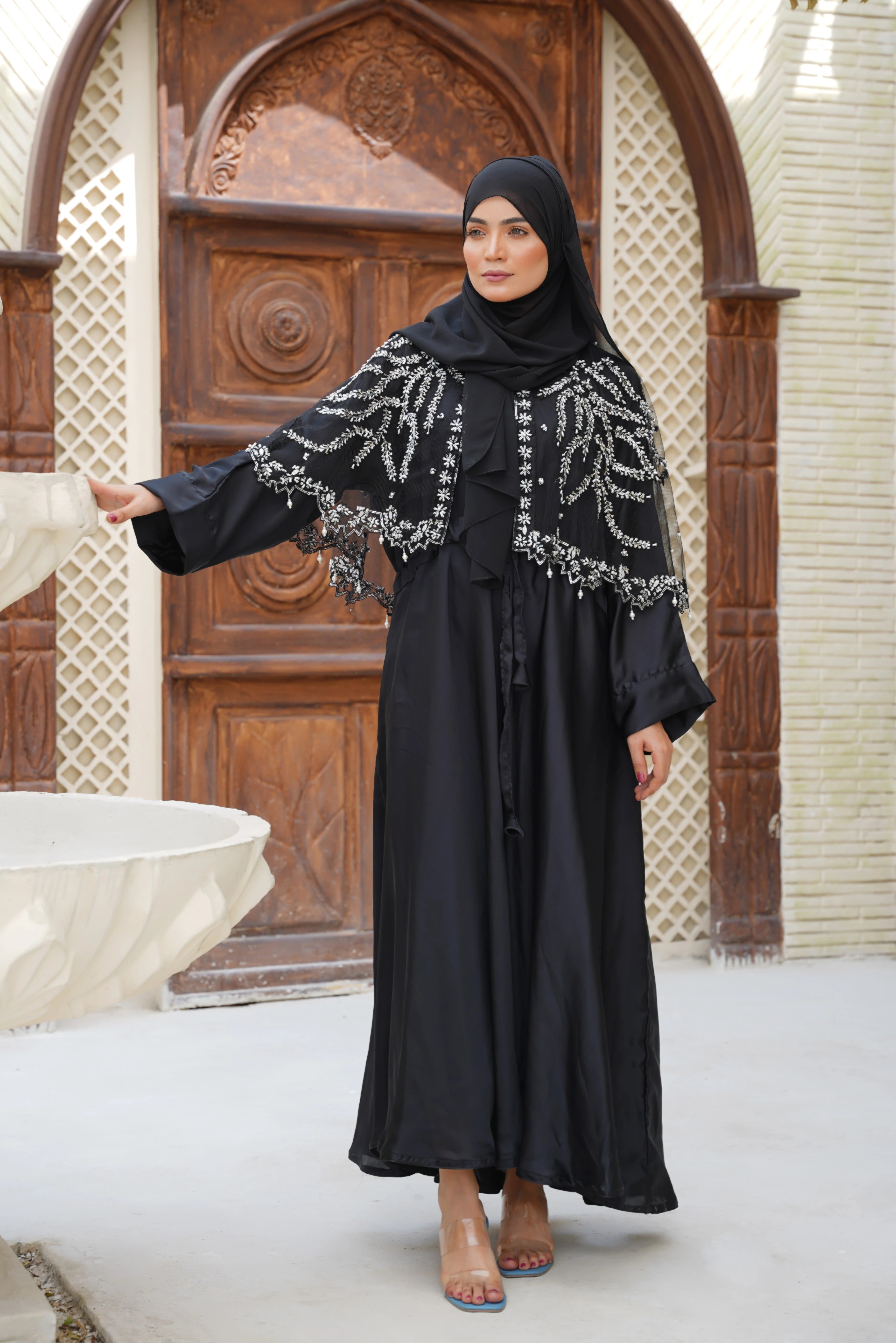 Moon’s Shadow Abaya & Cape Set