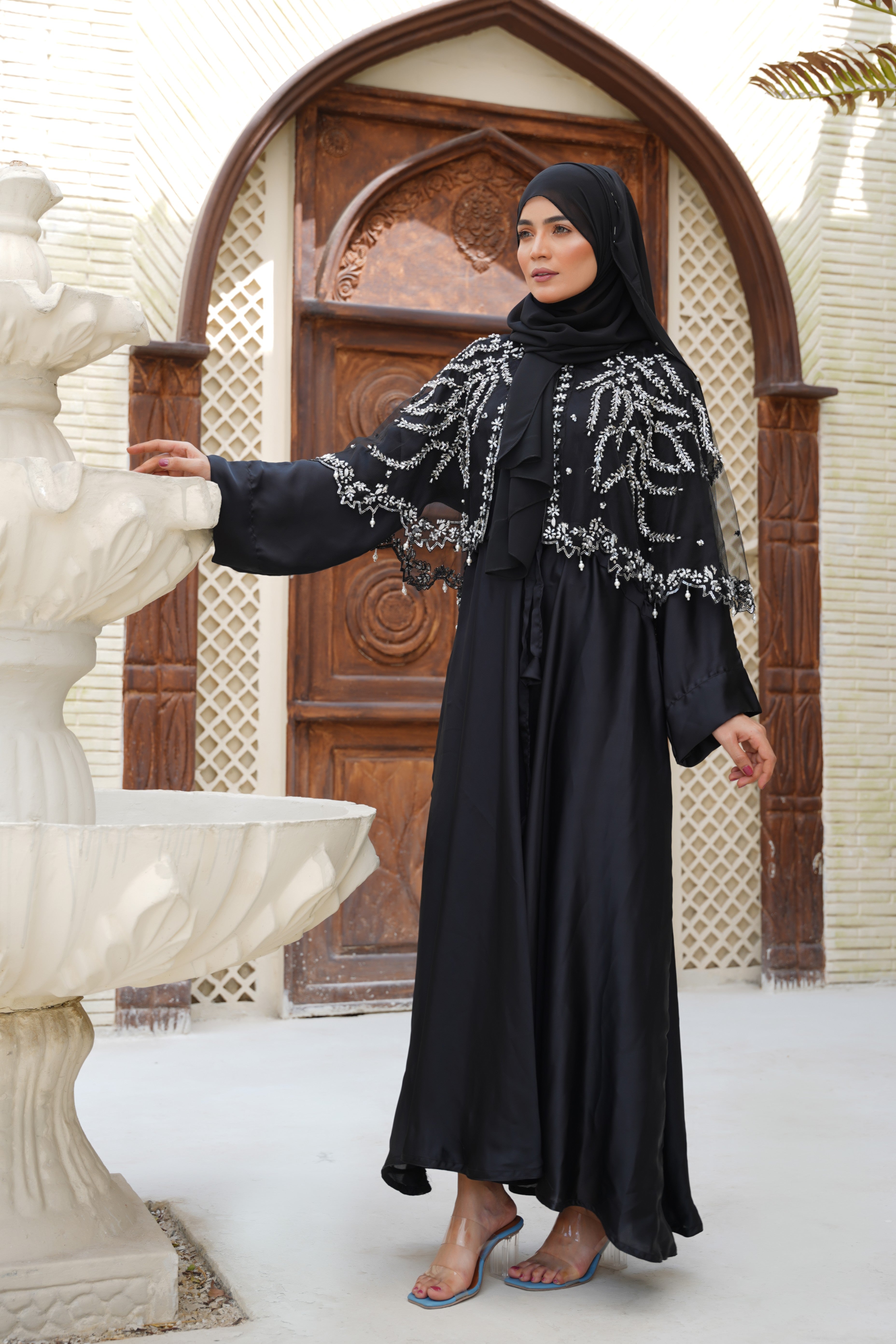 Moon’s Shadow Abaya & Cape Set