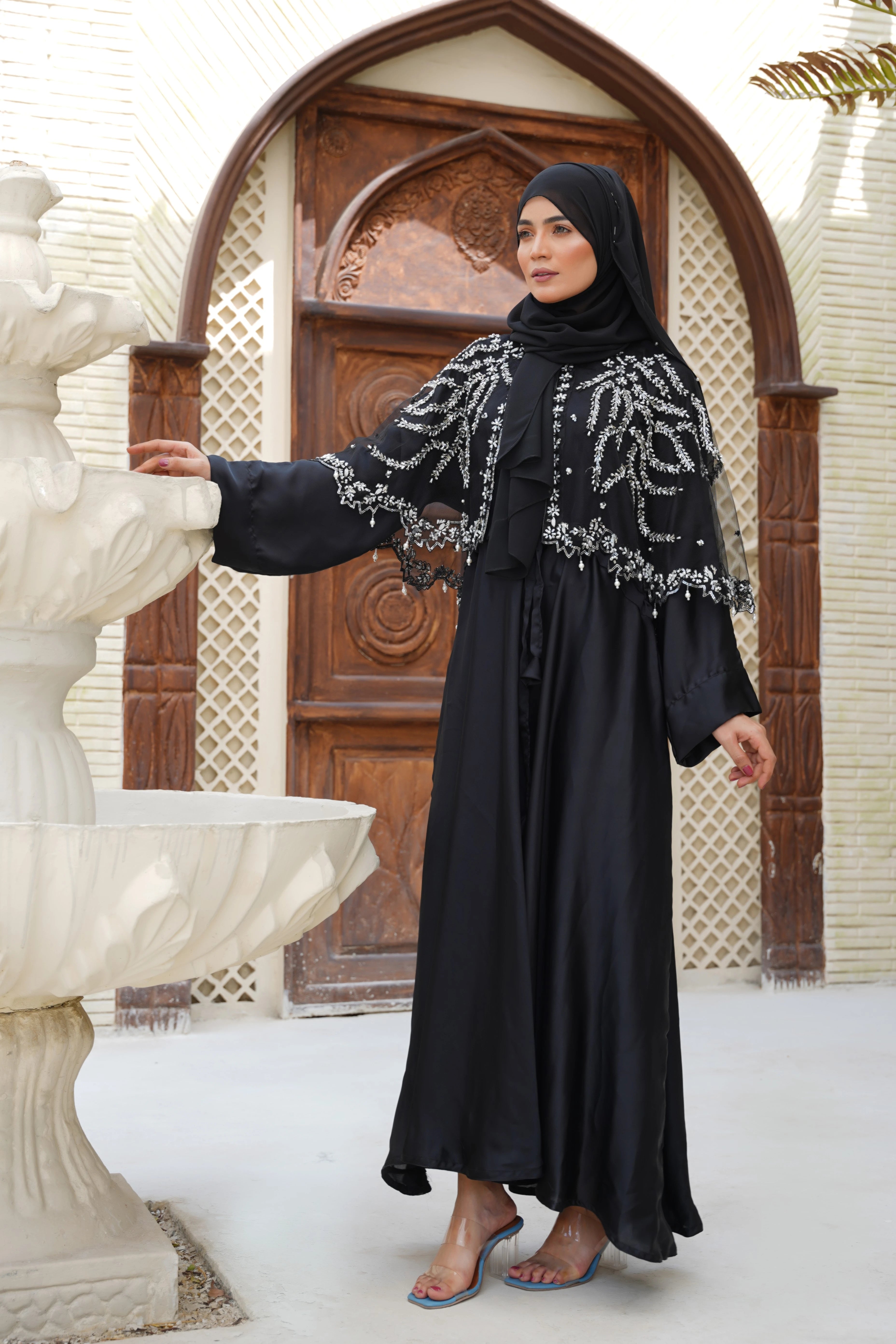 Moon’s Shadow Abaya & Cape Set