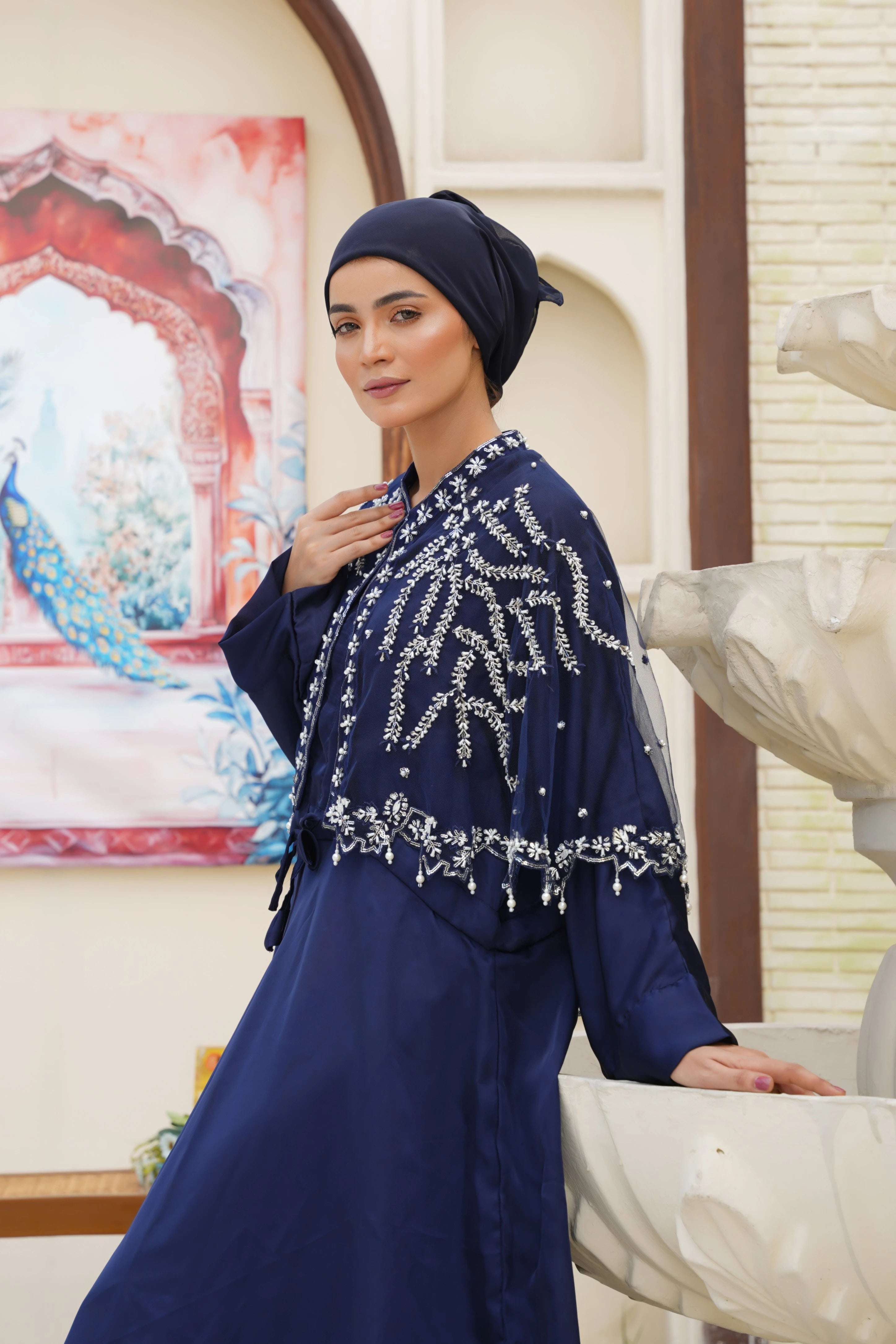 Sultan's Sea Abaya & Cape Set