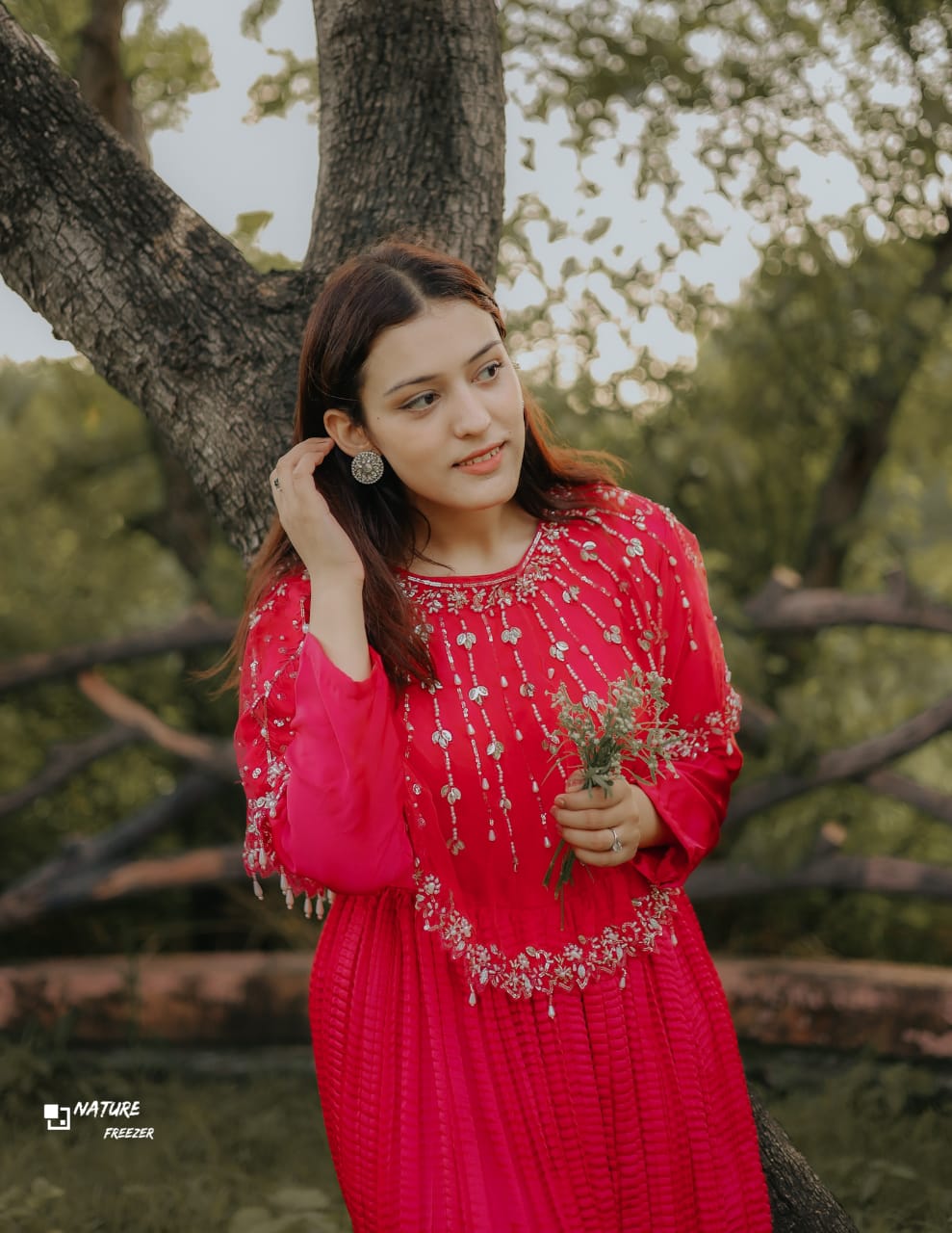 Shine in Pink With Lumière Lines Cape & Embellished Crush Maxi