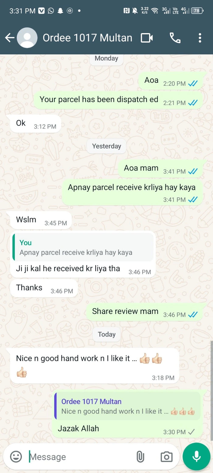 Verified customer customer review